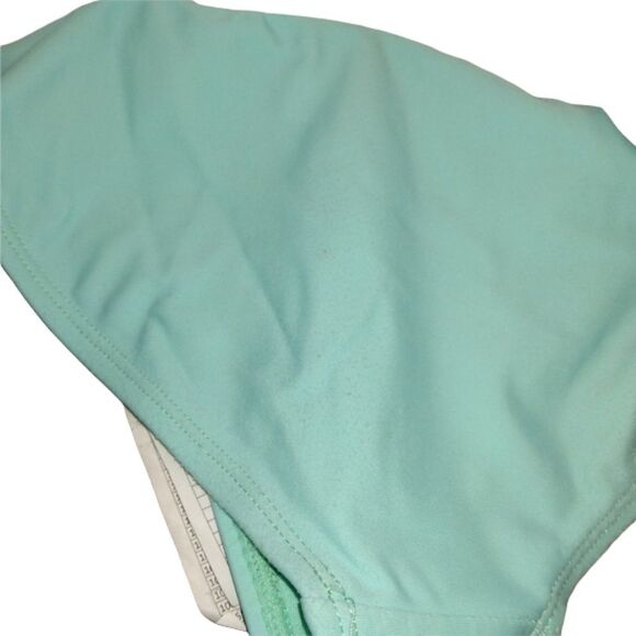 WONDER NATION girl's medium 7/8 aqua mint one piece tribal swimsuit - Picture 11 of 12